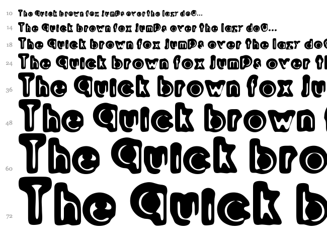 Woodcutter Relieve font waterfall